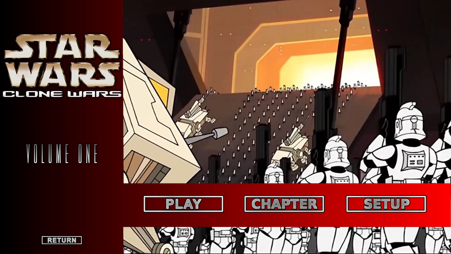 Star Wars Clone Wars: The Miniseries Bluray (2003) | HD Remaster