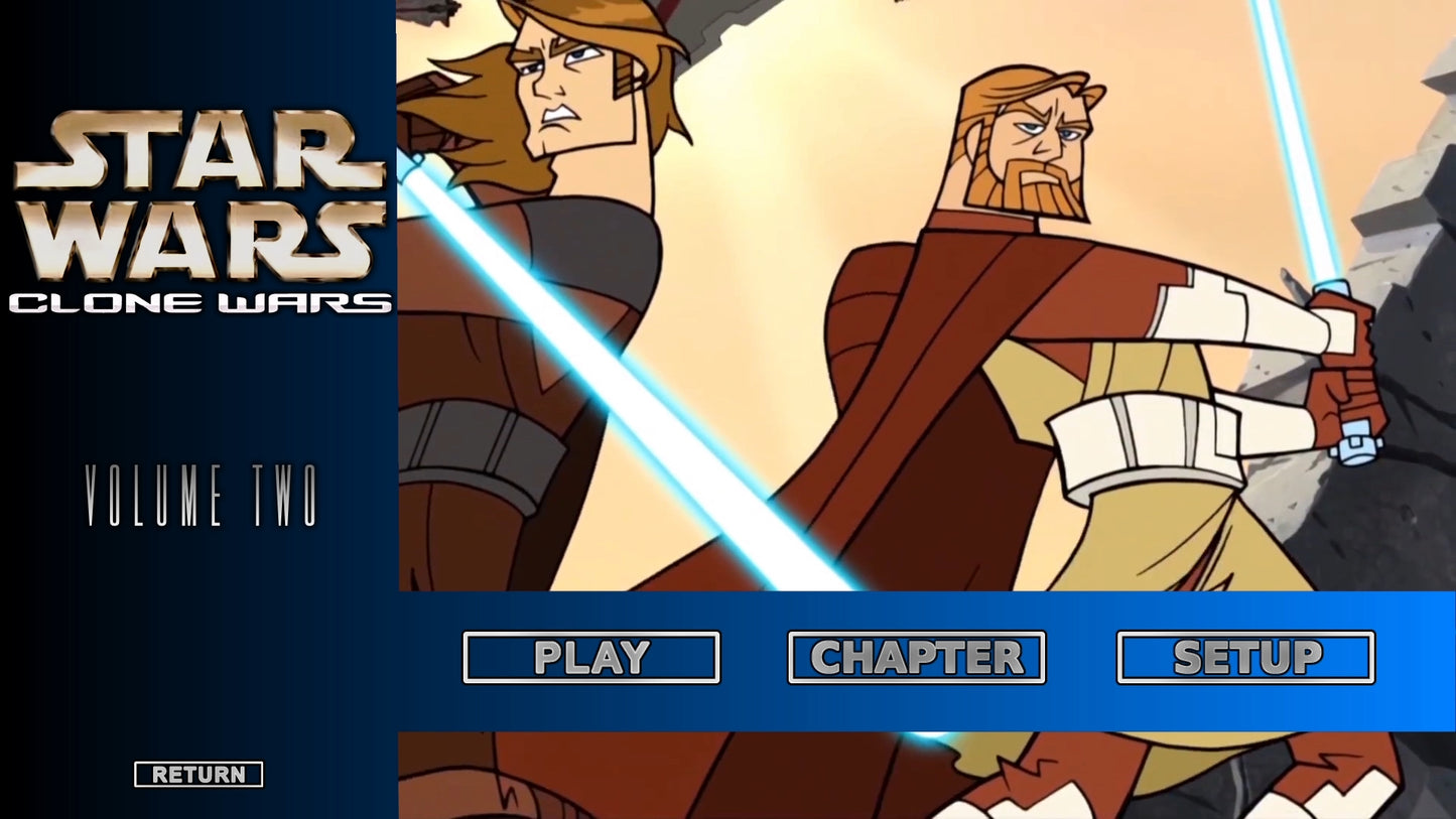 Star Wars Clone Wars: The Miniseries Bluray (2003) | HD Remaster