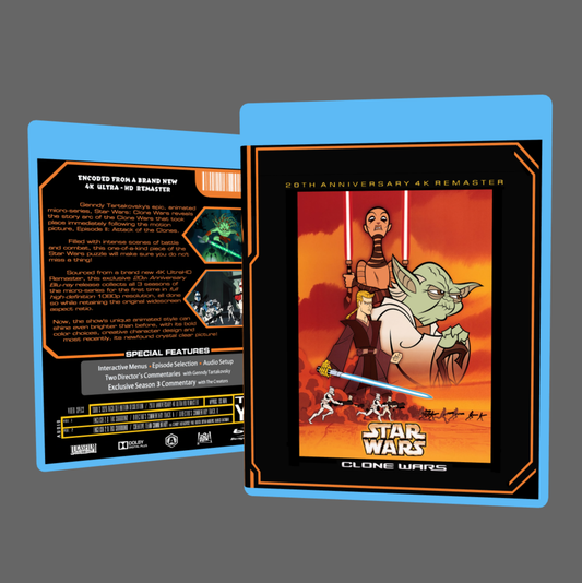 Star Wars Clone Wars: The Miniseries Bluray (2003) | HD Remaster