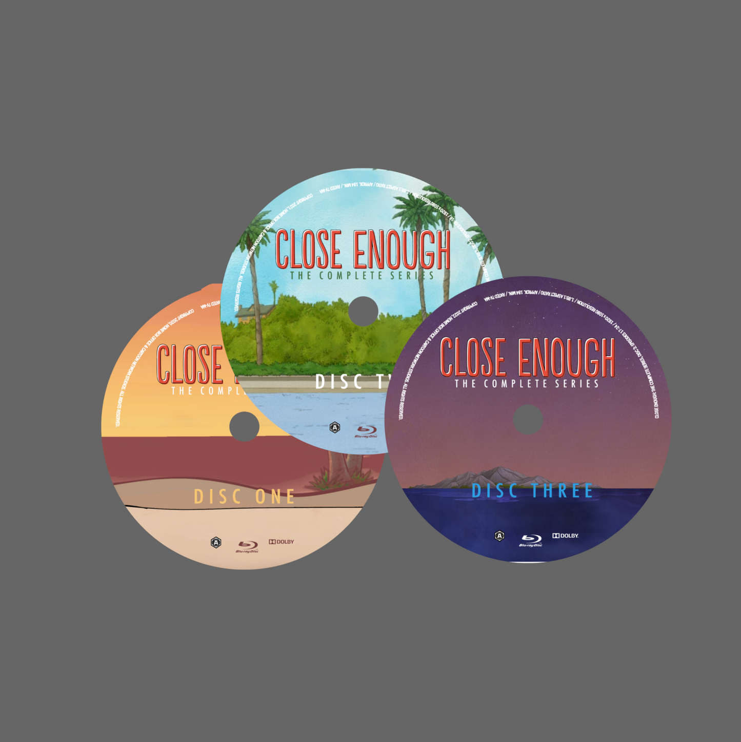 Close Enough: The Complete Series Bluray (3-Disc Set) | All 3 Seasons
