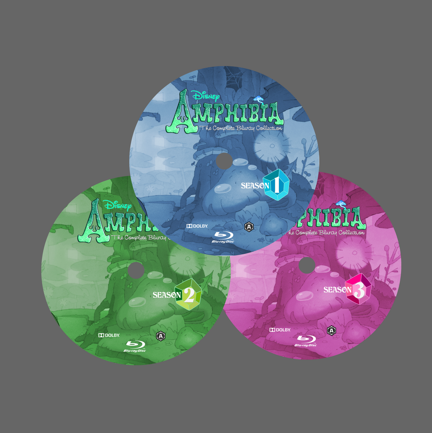 Amphibia: The Complete Series Bluray (3-Disc Set) | All 3 Seasons