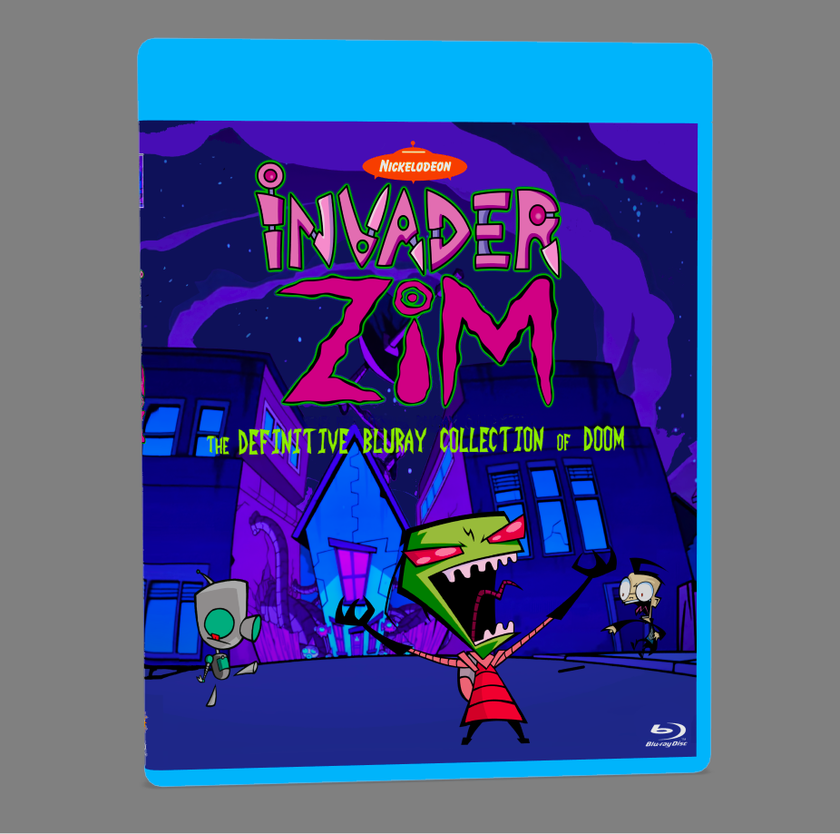 Invader Zim: The Complete Series Bluray (3-Disc Set) | All Episodes w/ Movie + Extras