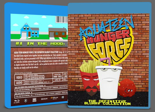 Aqua Teen Hunger Force: The Complete Series Bluray Collection (5-Disc Set) | All 12 Seasons, 2 Movies + Shorts