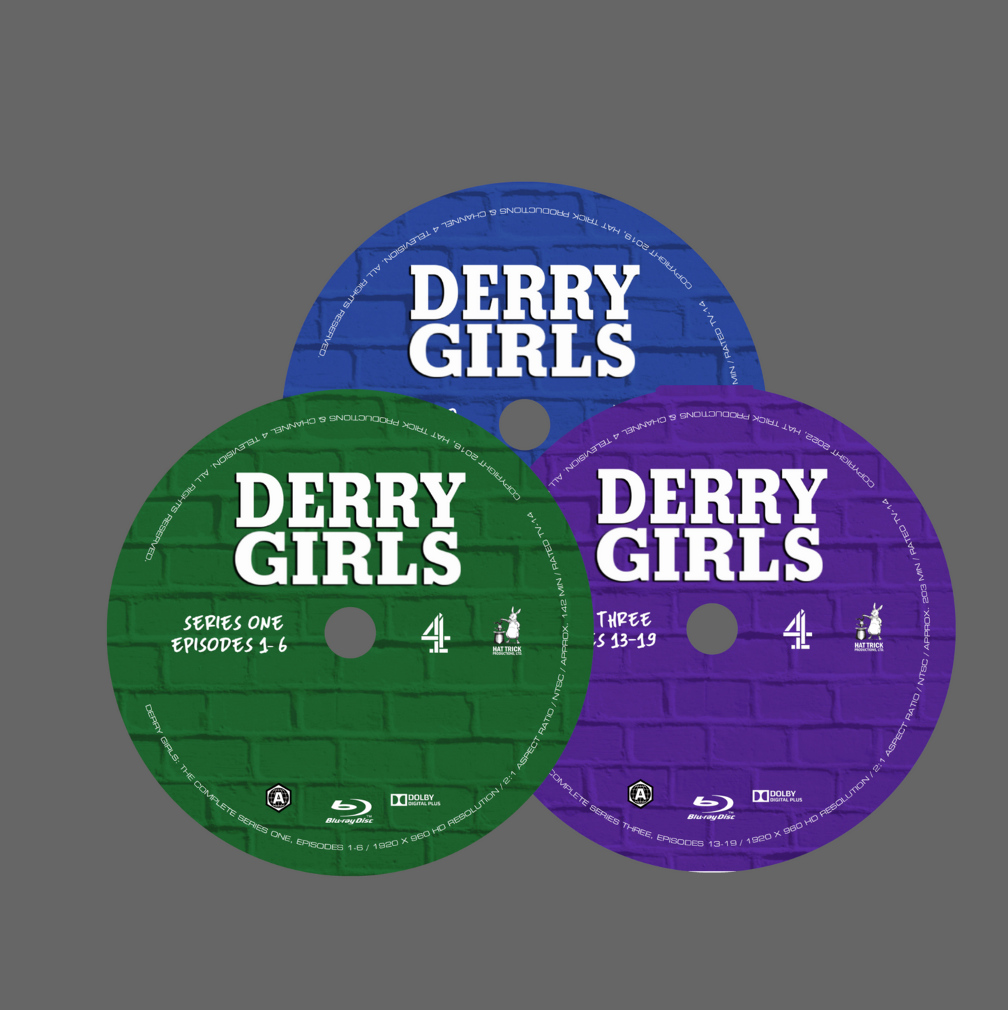 Derry Girls: The Complete Series Bluray (3-Disc Set) | All 3 Seasons