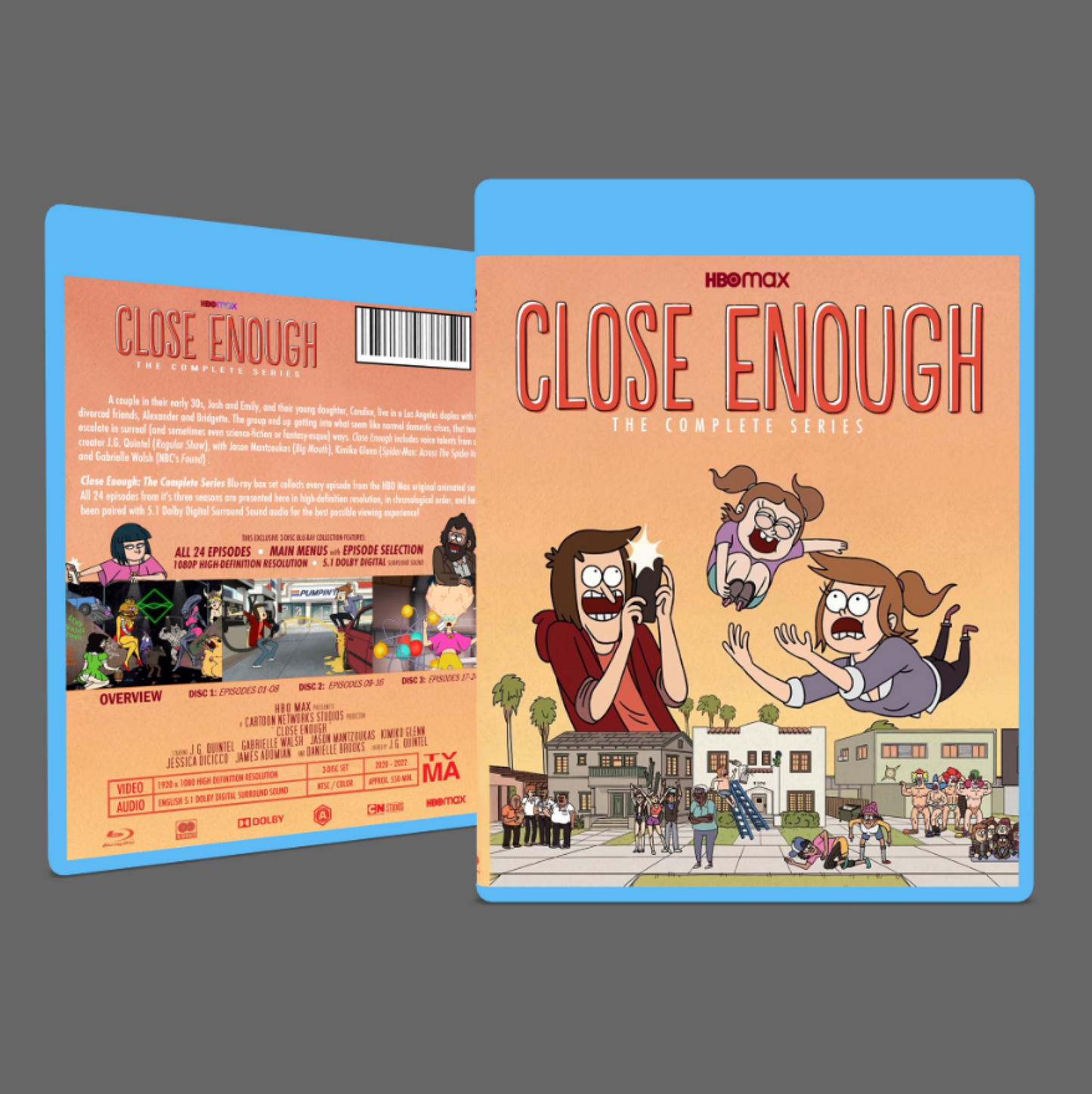 Close Enough: The Complete Series Bluray (3-Disc Set) | All 3 Seasons