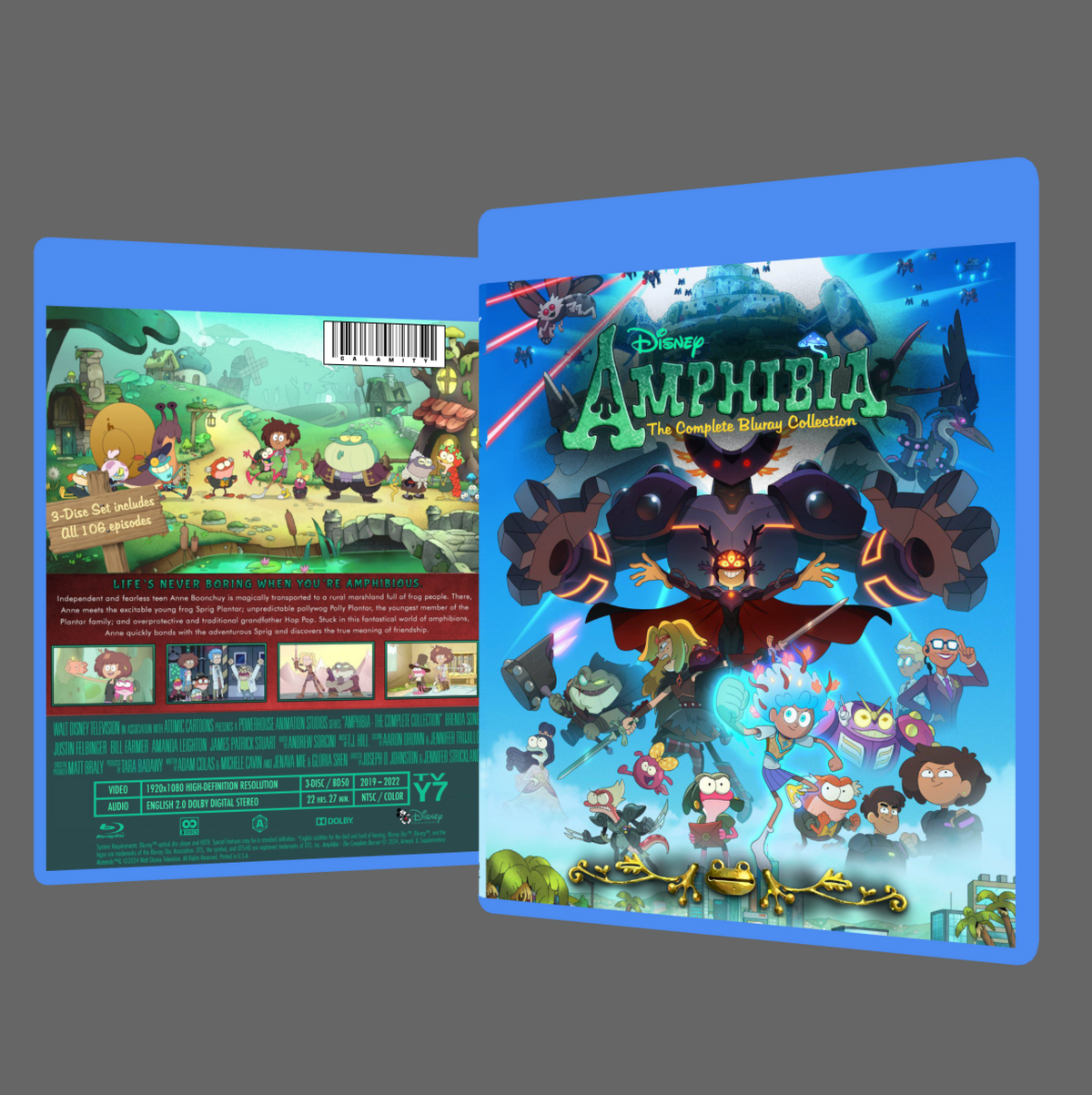 Amphibia: The Complete Series Bluray (3-Disc Set) | All 3 Seasons ...
