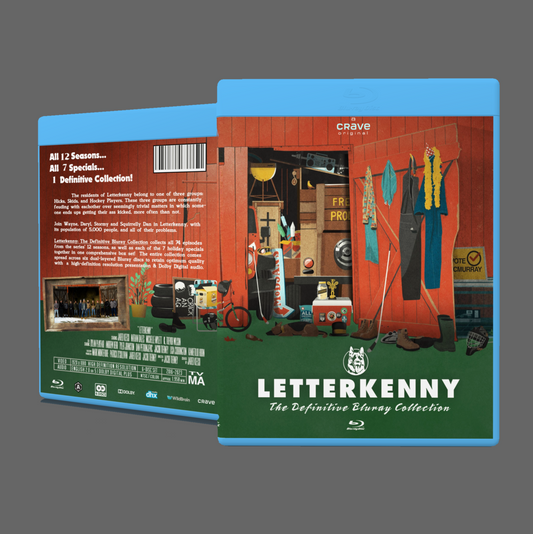 Letterkenny: The Complete Series Bluray (6-Disc Set) | All 12 Seasons + 7 Specials