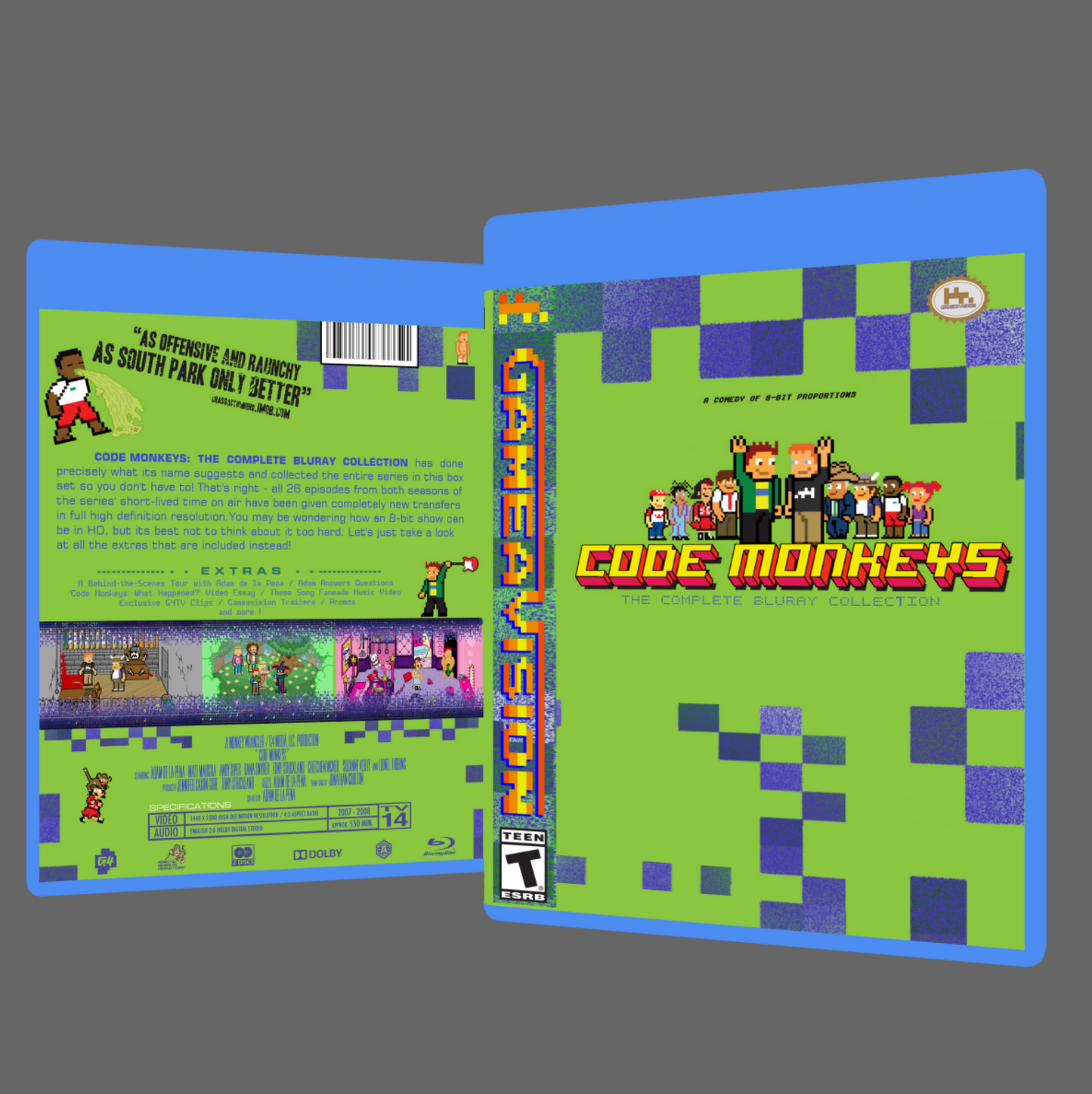 Code Monkeys: The Complete Series Bluray (2-Disc Set) | HD Remaster | All 26 Episodes w/ Extras