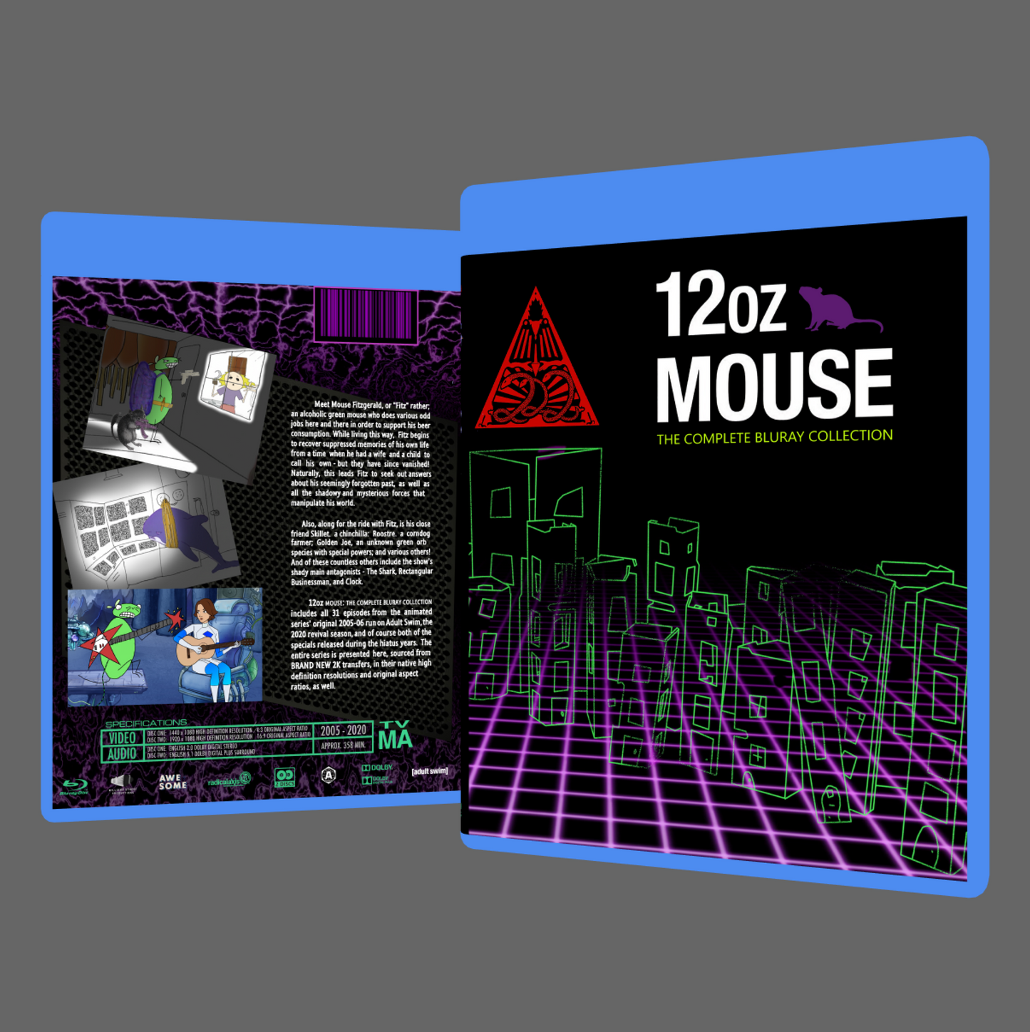 12oz. Mouse: The Complete Series Bluray (2-Disc Set) | All 3 Seasons + Specials